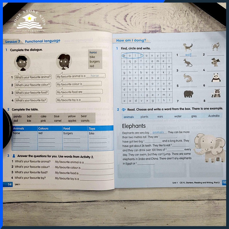 Academy Star lecel Starter đến level 6 tùy chọn tặng kèm fie nghe cho bé