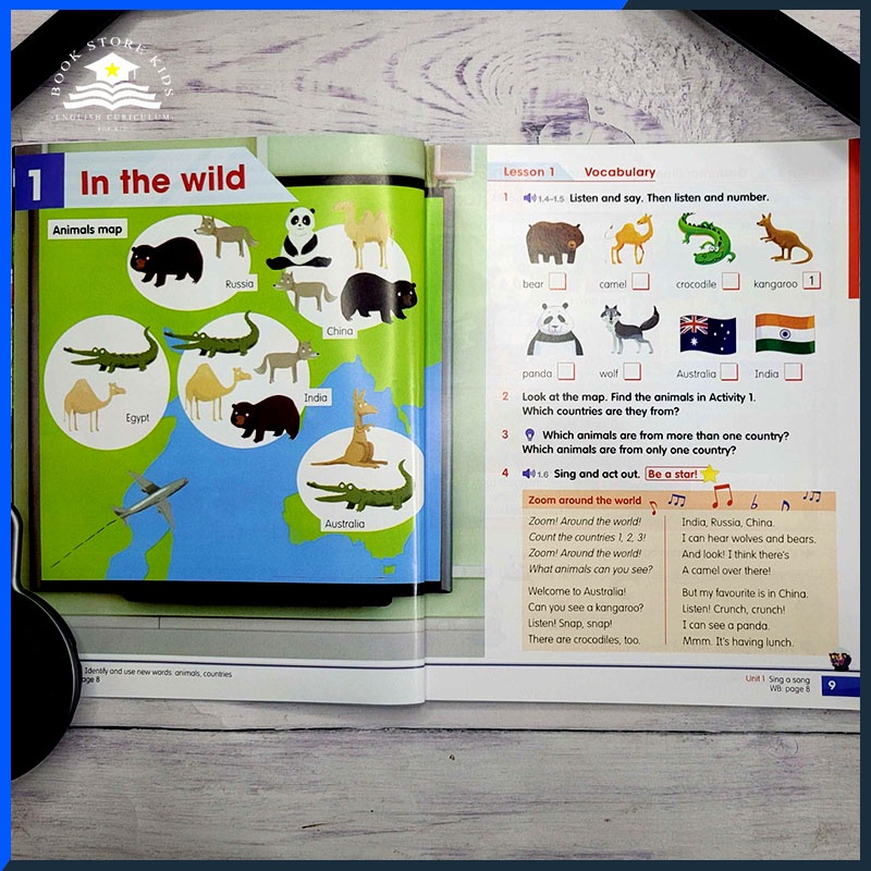 Academy Star lecel Starter đến level 6 tùy chọn tặng kèm fie nghe cho bé