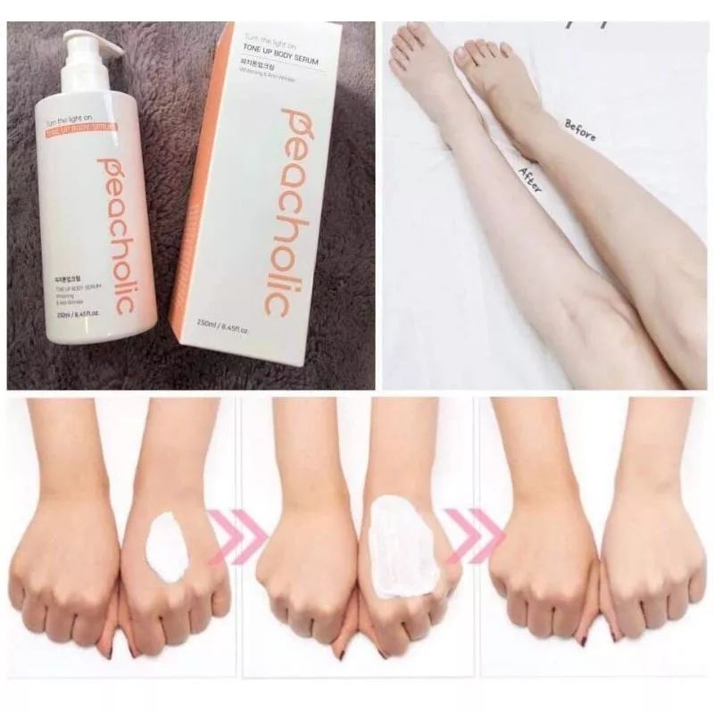 KEM BODY NÂNG TONE KÍCH TRẮNG DA PEACHOLIC