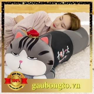 Gấu bông to Mèo Hoàng Thượng nằm 🛡𝑯𝒂̀𝒏𝒈 𝑪𝒂𝒐 𝑪𝒂̂́𝒑🛡, gối ôm hình thú nhồi bông mèo nằm to đẹp