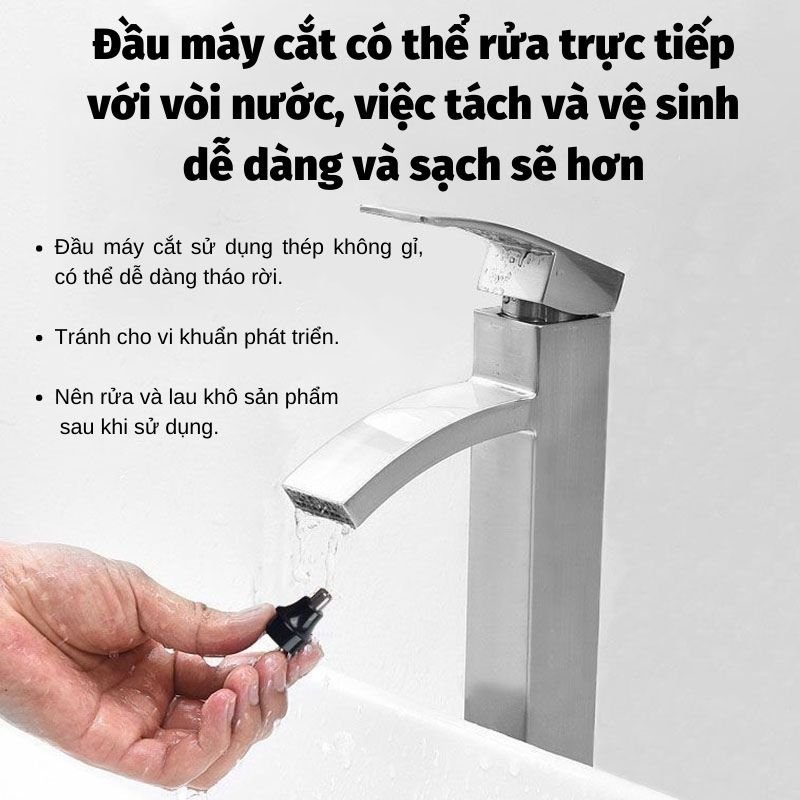 Máy Cắt Lông Mũi, Máy Tỉa Lông Mũi Đa Năng, Chống Nước Cao Cấp - HOUSESHOP68