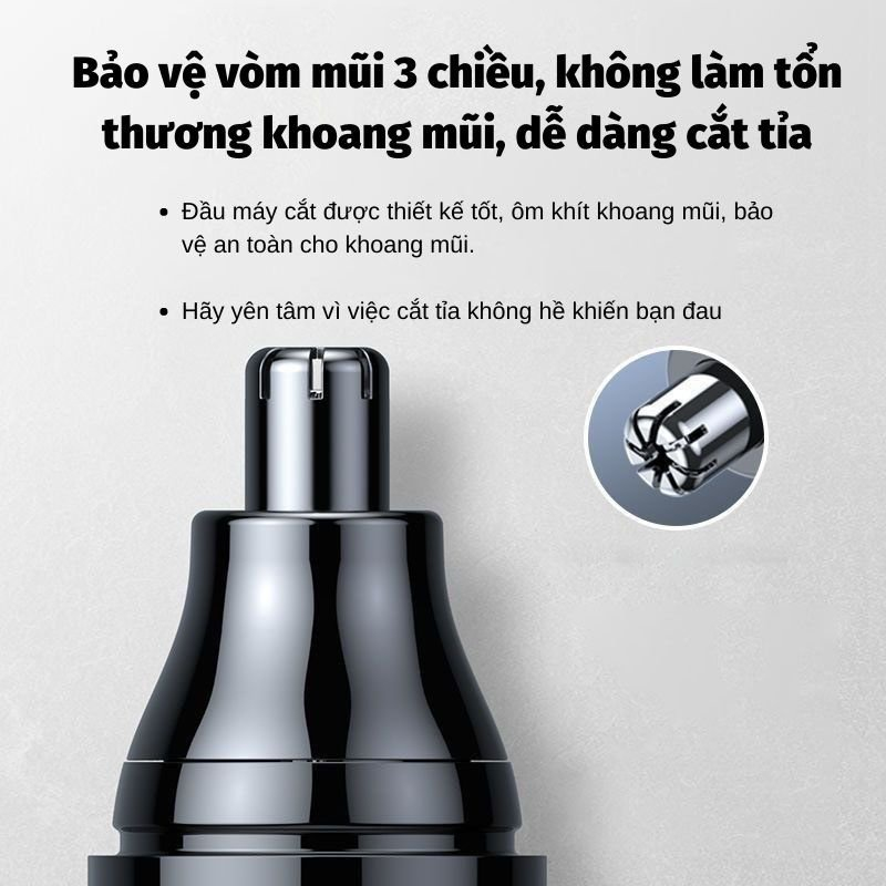 Máy Cắt Lông Mũi, Máy Tỉa Lông Mũi Đa Năng, Chống Nước Cao Cấp - HOUSESHOP68