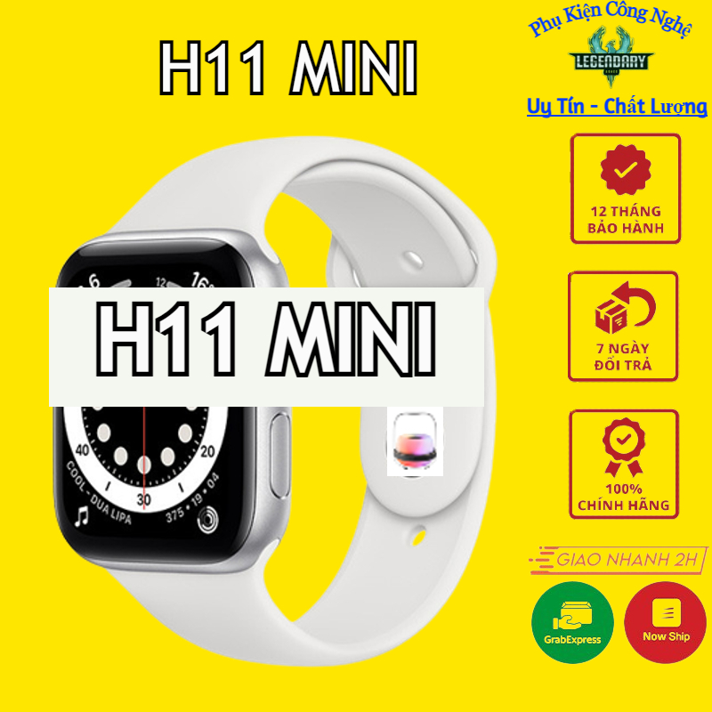 Đồng Hồ Thông Minh H11 Mini Nghe Gọi, Đọc Tin Nhắn, Theo Dõi Sức Khỏe - Bản Quốc Tế Full Chức Năng Màn hình 1.72inch