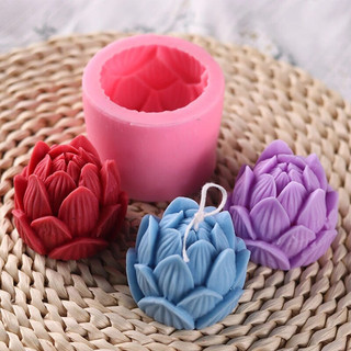 khuôn silicon 4D hình búp sen nở [97]