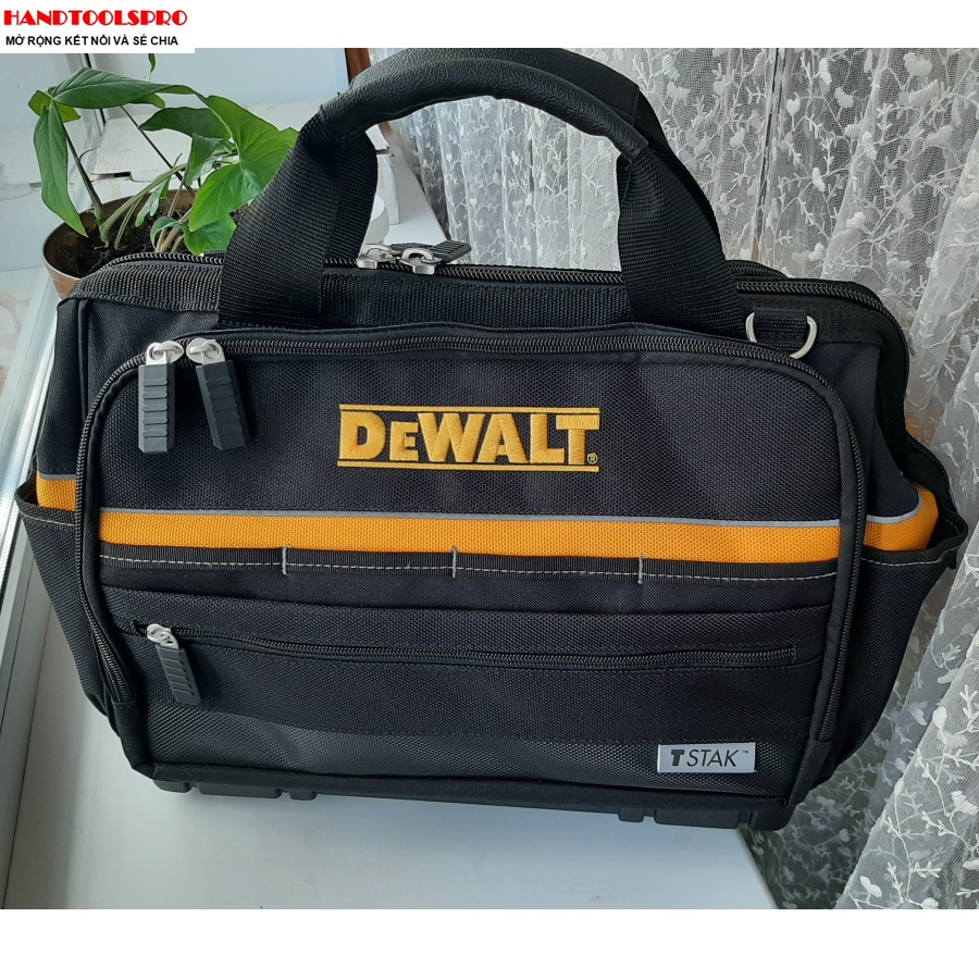 Túi đựng đồ nghề đế nhựa 450x300x250mm TSTAK Dewalt DWST82991-1