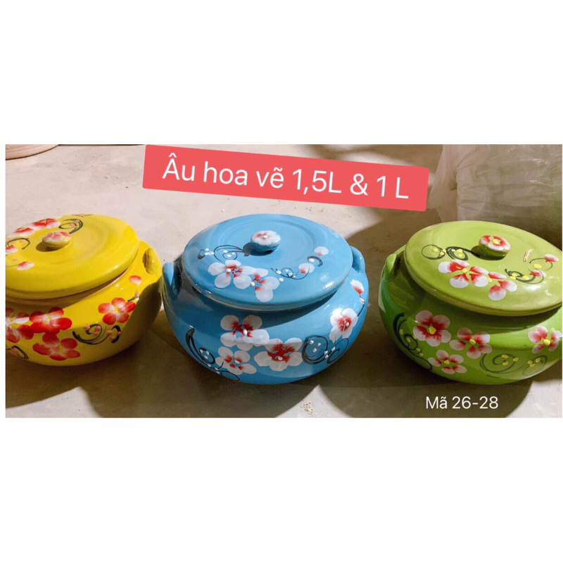 Âu đựng mỡ ( bát tràng )