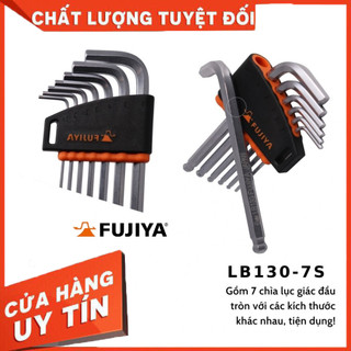 Bộ cờ lê lục giác có đầu bi (ngắn) FUJIYA LB130-7S Nhật Bản