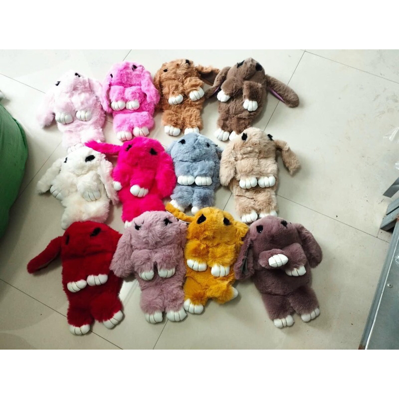 Túi đeo chéo vai hình thỏ bằng vải lông dễ thương dành cho bạn nữ đi học SHOPSIEURE88