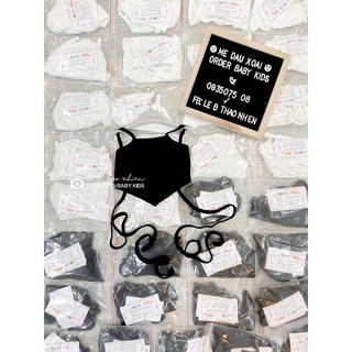 ÁO CROPTOP HỞ LƯNG ĐAN DÂY CHO BÉ