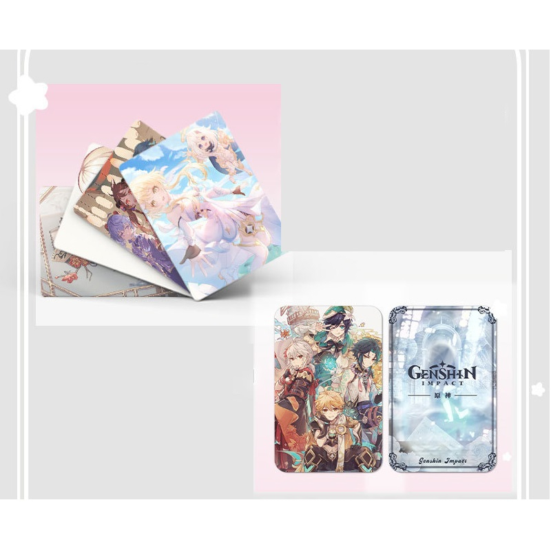 Xiao / Genshin Impact | Hộp thẻ card laser 50 tấm