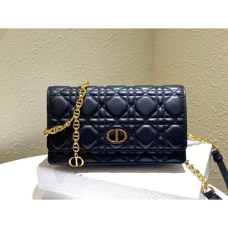 TÚI CLUTCH CD CARO SZ19 DA BÒ