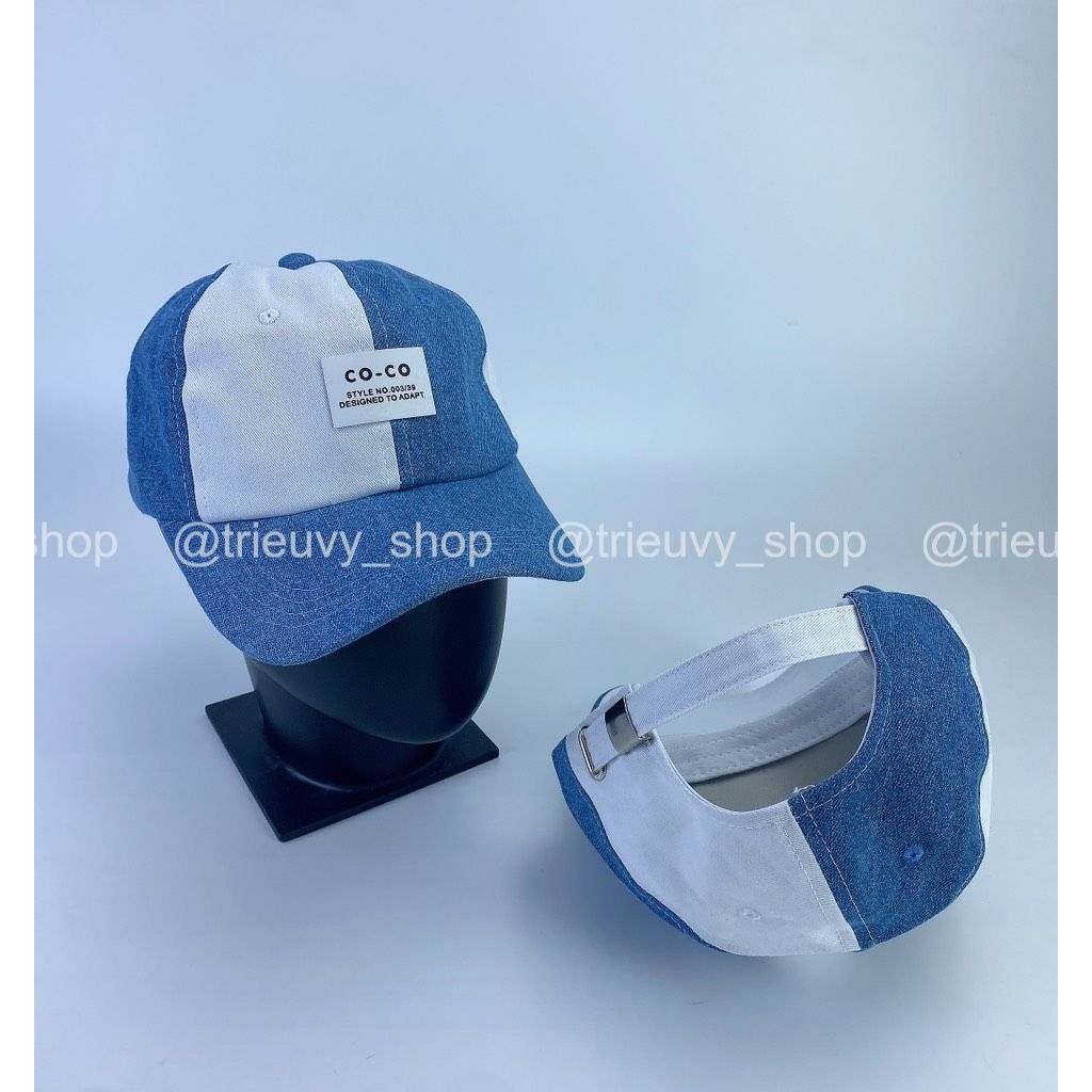 [Set cặp 2c] Mũ bucket + nón lưỡi trai combo cuople nam nữ thiết kế may vá đính Coco thời trang Hàn Quốc - TRIEUVY