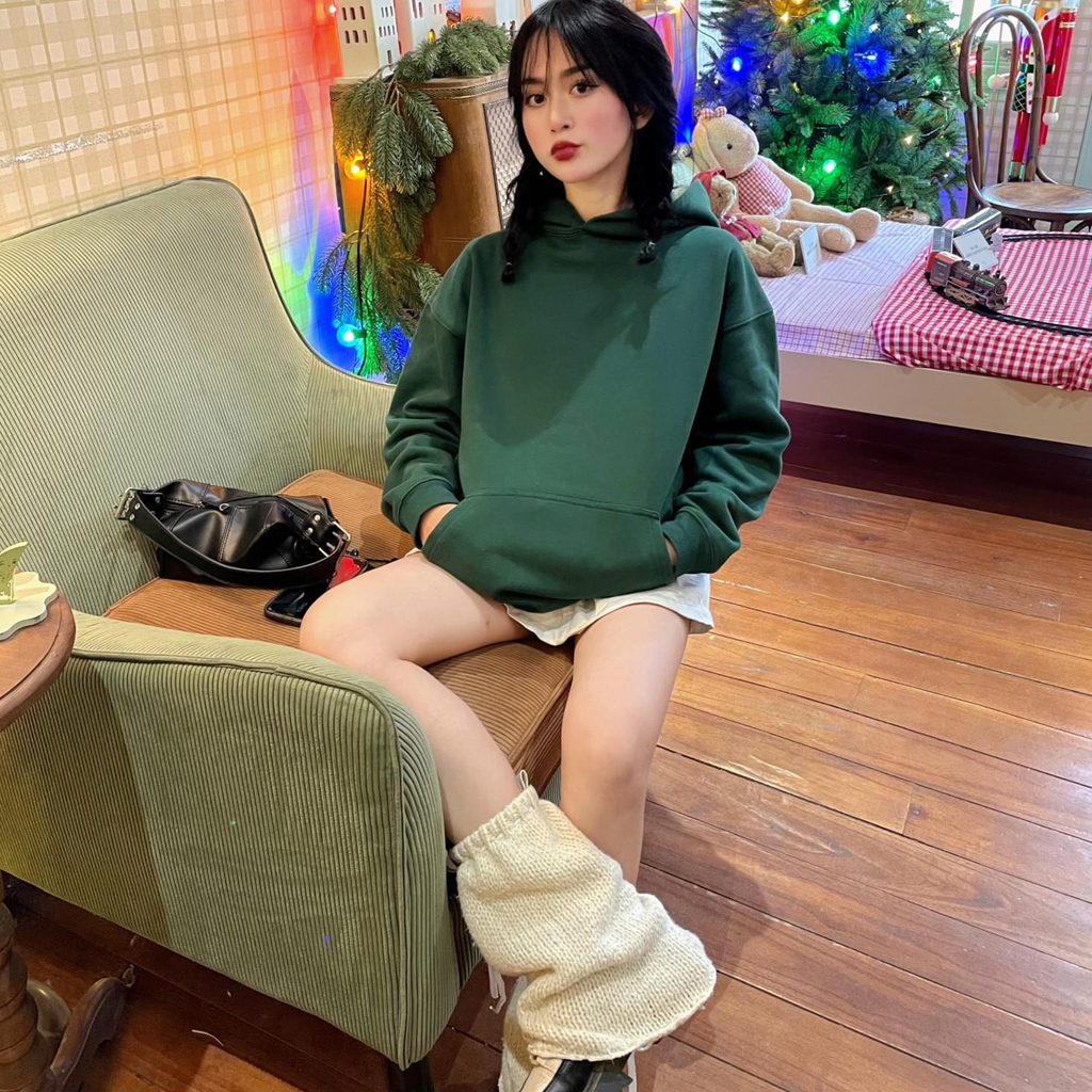 Áo hoodie trơn RELUV Local Brand unisex nỉ ngoại basic 4 màu - Áo khoác nỉ trơn nam nữ unisex basic - RELUV.STUDIO
