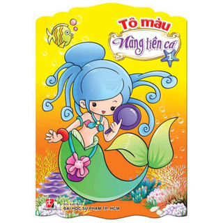 Sách - Combo Quà Tặng Cho Bé 7 (4 Cuốn Tô Màu Công Chúa Mắt Tròn + 4 Cuốn Tô Màu Nàng Tiên Cá)