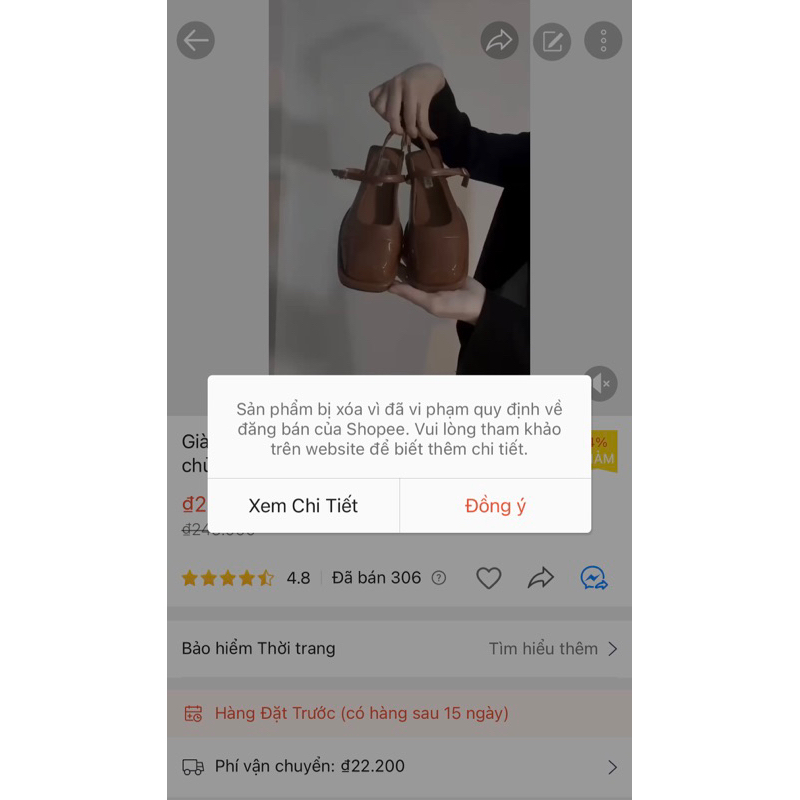 Giày búp bê quai ngang