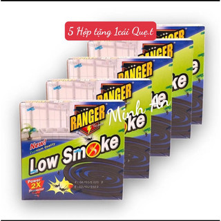 5 Hộp Nhang Muỗi Khoanh Thái Lan Ranger Low Smoke