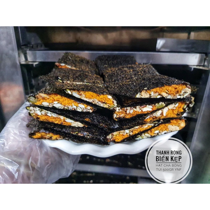 Thanh rong biển kẹp hạt chà bông