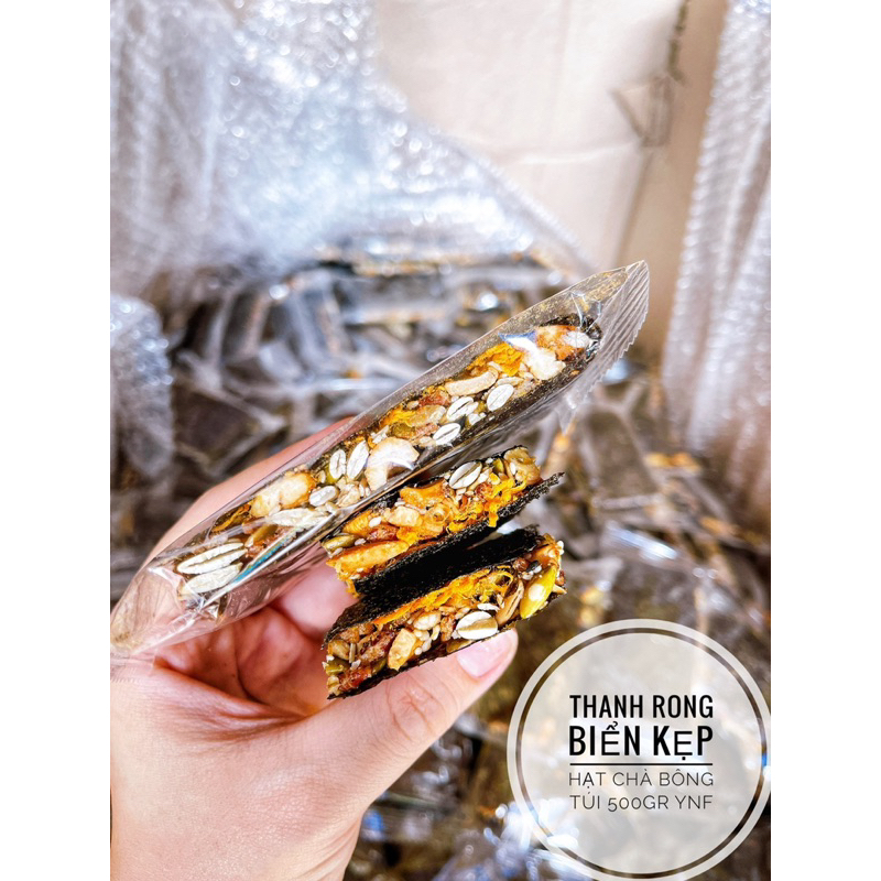 Thanh rong biển kẹp hạt chà bông