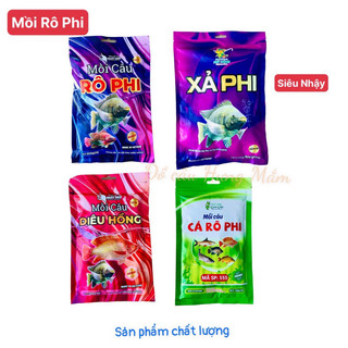 Mồi câu cá rô phi Phú Thành, mồi câu cá rô, cá diêu hồng, mồi câu chất lượng