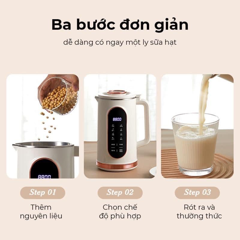 Máy xay sữa hạt đa năng Hongxing xay sữa , nấu cháo
