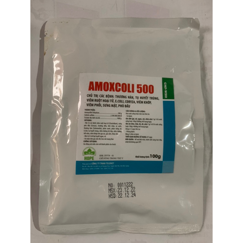 Amox- colis 50% Hàm lượng cao