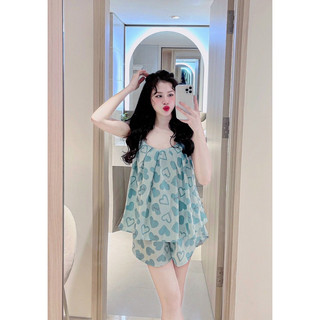 Bộ Lụa Mango 2 dây xinh hàng freesize mẫu mới