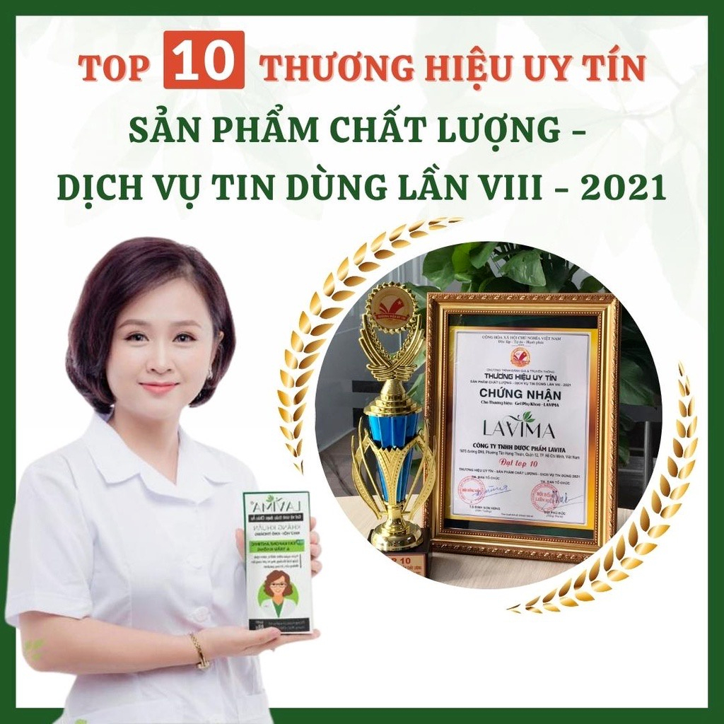 Gel Bôi Phụ khoa Thảo dược Châu Âu LAVIMA 20g - Ngăn ngừa Huyết trắng, Nấm Ngứa, Lộ Tuyến