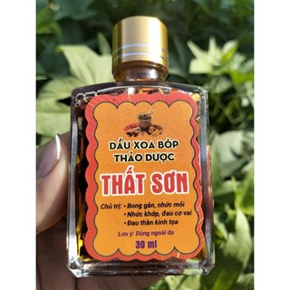 Dầu nóng xoa bóp thất sơn gia truyền