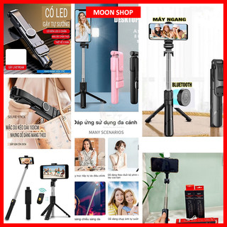 Gậy Chụp Ảnh Tự Sướng Bluetooth 3 Chân Đa Năng Tripod Q07 có đèn Chụp Hình Selfie
