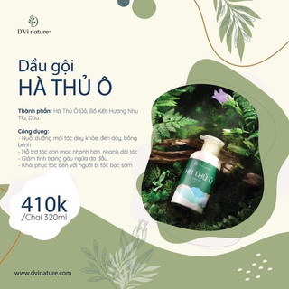 Dầu gội Hà Thủ Ô D’Vi Nature
