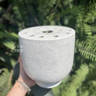 Bình cắm hoa đài sen gốm Bát Tràng