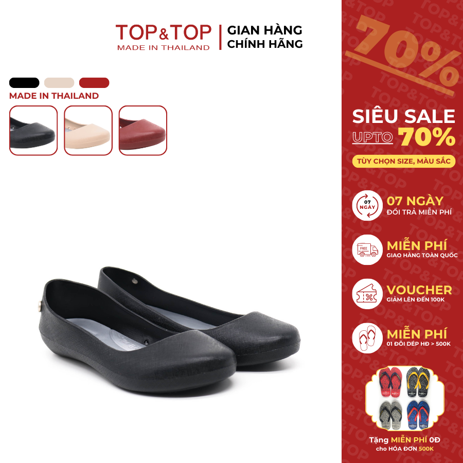 Giày Búp Bê Nhựa Nữ Thái Lan MONOBO EMMA Siêu Ôm Chân