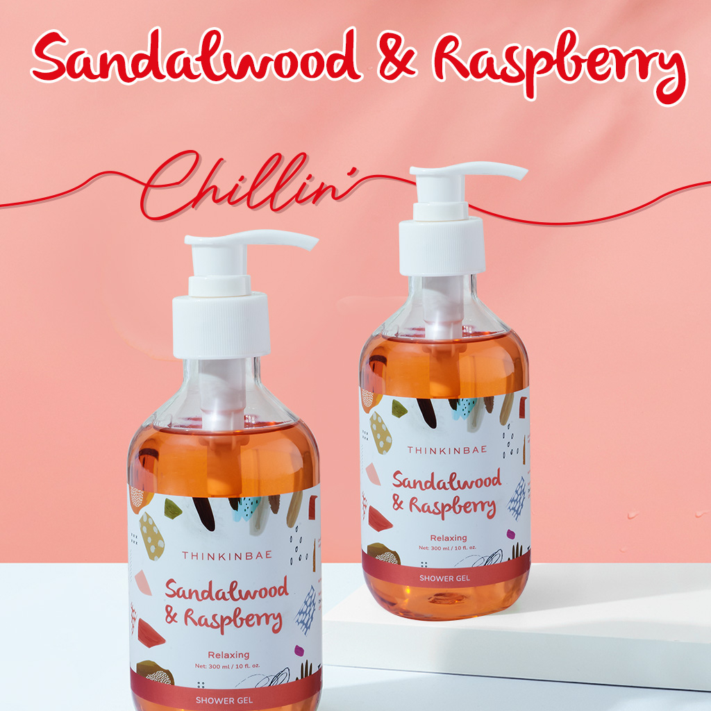 Sữa Tắm Dưỡng Ẩm THINKINBAE Hương SandalWood & Raspberry 300ml