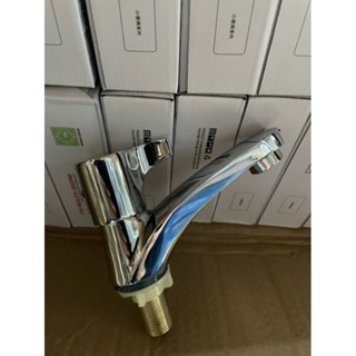 Vòi rửa mặt, vòi lavabo lạnh Inox bóng, vòi nặng sáng bóng kiểu dáng Inax