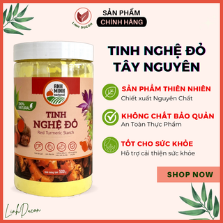 Bột Tinh Nghệ Đỏ Tây Nguyên | Tinh Bột Nghệ Nguyên Chất | HTX Ánh Minh | Linhducon | 14