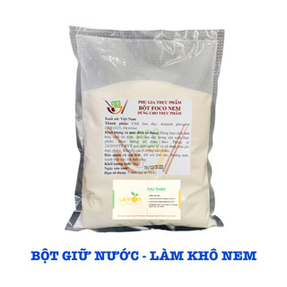 1Kg Phụ gia hạn chế chảy nước cho nem chua, bột làm khô nem