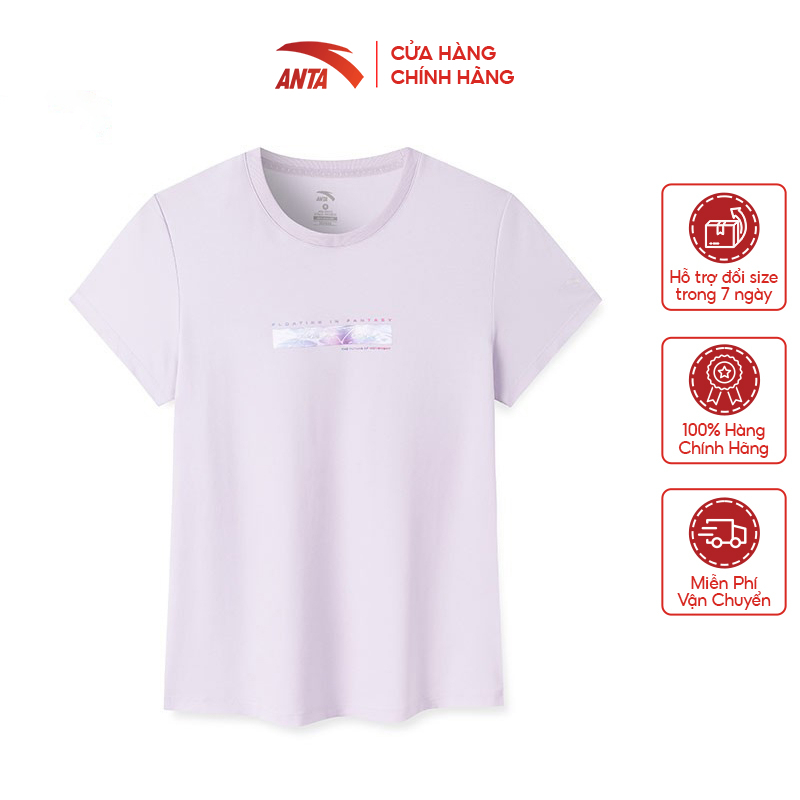 Áo thể thao nữ, áo thun nữ Cross-training A-CHILL TOUCH Anta Sports 862237134