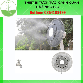 Bộ phun sương quạt gió mát- hệ thống làm mát sương mù vòng phun sương gắn quạt công nghiệp