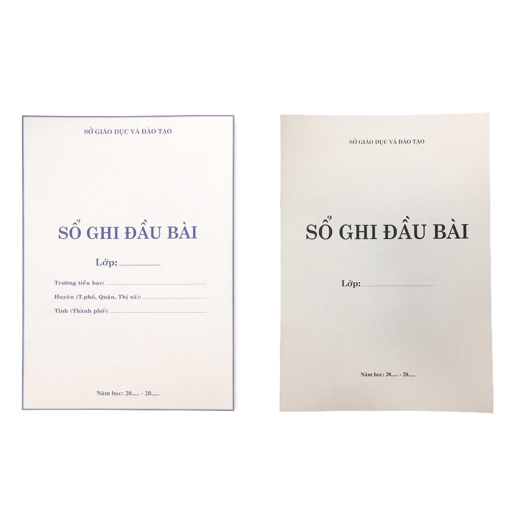 Sổ ghi đầu bài giảm sốc siêu ưu đãi