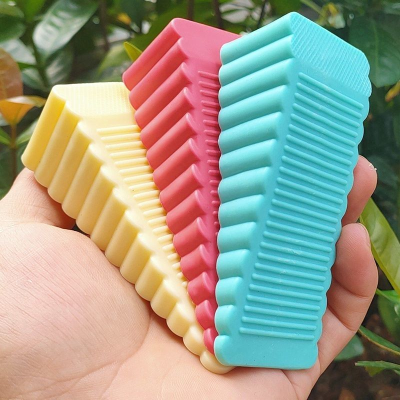 🍉Miếng Chặn Cửa Chống Va Đập,Chống Trượt Bằng Cao Su Silicone 9.6*3.9cm DUASHOP.