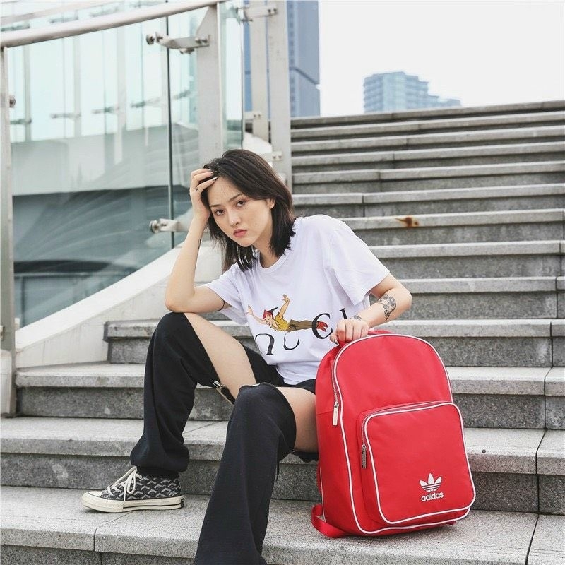 BALO ADIDAS ORIGINALS CLASSIC BLACK - RED