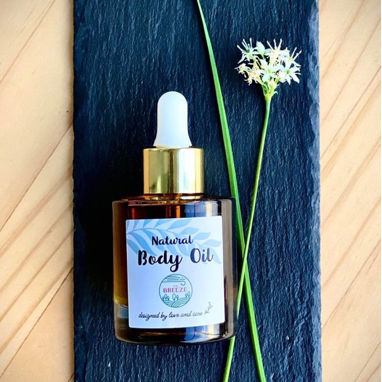 Body Oils - Dưỡng ẩm toàn thân, da săn chắc, sáng mịn, cải thiện tình trạng viêm da nhẹ - The Breeze
