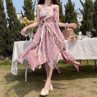 Đầm dây phối bèo ren