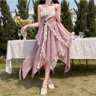 Đầm dây phối bèo ren