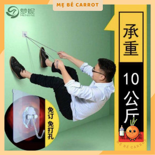 Móc dán tường chịu lực, móc dán tường trong suốt chịu lực 10kg