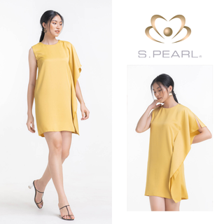 Đầm liền nữ SPEARL lệch vai cá tính - 7LF6891009