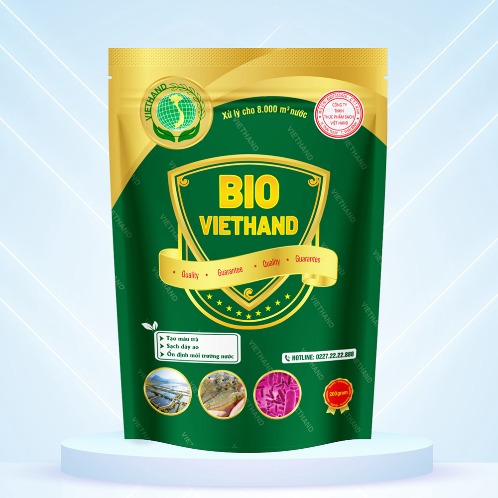 Men vi sinh Việt Hand Xử Lý Đáy Cho Ao Nuôi Thủy Sản Bio Viethand - VIETHAND 200g