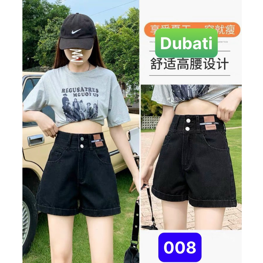 QUẦN SHORT SỌT JEAN LỬNG KIỂU NGỐ NỮ CHẤT BÒ XANH ĐEN DAI DA LƯNG CAO NÂNG MÔNG CAO CẤP MỚI -DUBATI FSHION