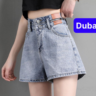  QUẦN SHORT SỌT JEAN LỬNG KIỂU NGỐ NỮ CHẤT BÒ XANH ĐEN DAI DA LƯNG CAO NÂNG MÔNG SÀNH ĐIỆU -DUBAI FSHION 