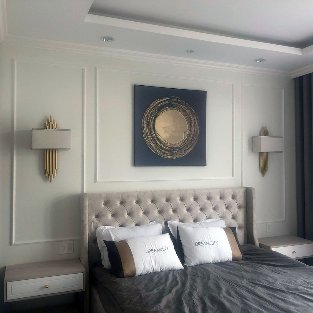 Set phào chỉ tường, phào chỉ nhựa cắt sẵn 40x100